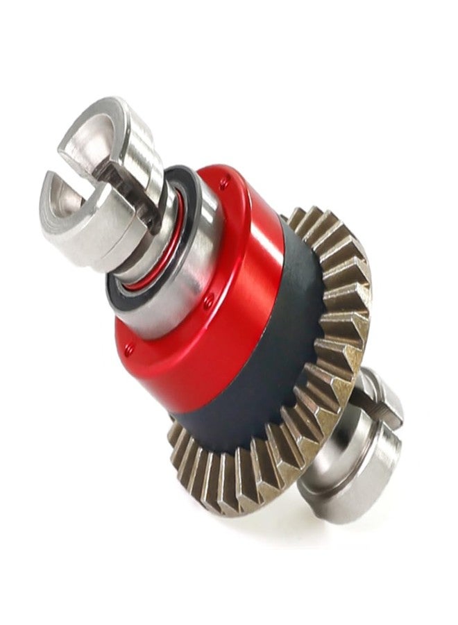 UURCSKY 2 pcs Steel Assembled Differential 30T 0.8Mod GROM for ARRMA 1/18 Granite Typhon 1/14 Mojave GROM,Replacement # ARA311177#ARA311177V2 (Silver Red) - Image 4